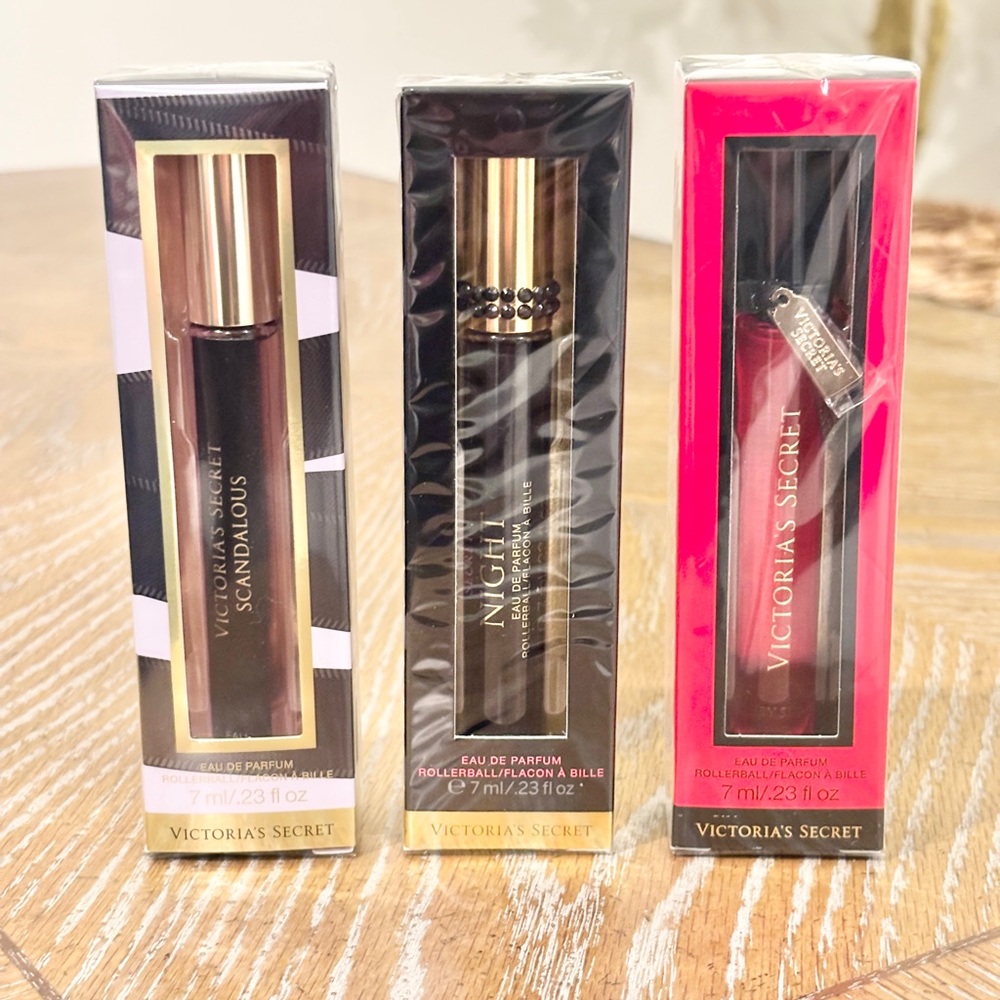 Victoria’s Secret VS Rollerball Bundle Night Scandalous Very Sexy Self Care - Picture 2 of 3